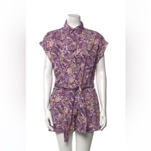 Chufy Marcia Purple Romper